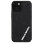 Karl Lagerfeld KLHCP15S3DMKRLK iPhone 15/ 14 / 13 6.1" black hardcase 3D Rubber Multi Logo - imagine 3