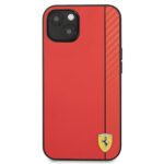 Ferrari FESAXHCP13SRE iPhone 13 mini 5,4" red hardcase On Track Carbon Stripe - imagine 3