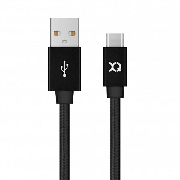 cps-3ce0607894bfcceeefe09ef33688f4d2-2025-12-07-09-55-56 Xqisit cable Cotton USB C 3.0 black 1.8m 27749 - imagine 1