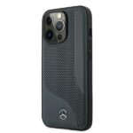 Mercedes MEHCP13XCDONA iPhone 13 Pro Max 6,7" navy hardcase Leather Perforated Area - imagine 2