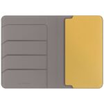 Passport Case UNIQ Belmont RFID gray yellow - imagine 2