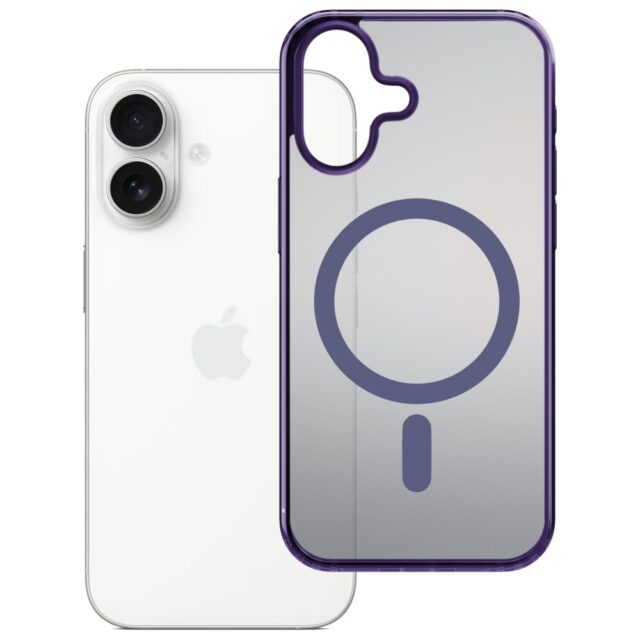 Etui 3MK Frosty MagCase do Apple iPhone   17 fioletowy - imagine 3