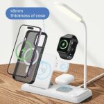 USAMS Inductive charger with lamp 4in1 15Wwhite CD195WXC01 (US-CD195) - imagine 4