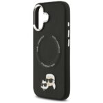 Karl Lagerfeld Karl & Choupette Pins MagSafe Case for iPhone 17 Black - imagine 6