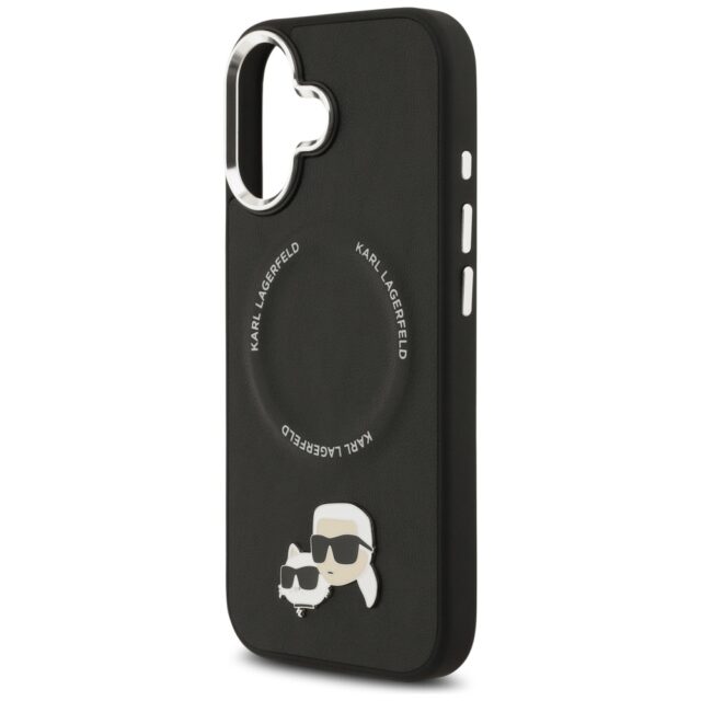 Karl Lagerfeld Karl & Choupette Pins MagSafe Case for iPhone 17 Black - imagine 6
