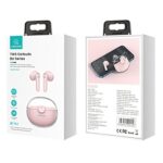 USAMS Bluetooth 5.1 TWS BU Series wireless earphones pink BHUBU04 - imagine 10