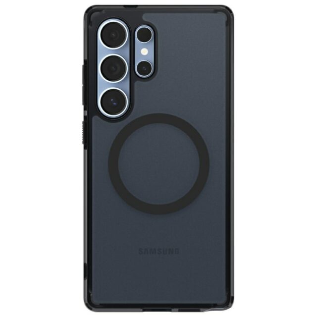 Spigen Ultra Hybrid Mag MagSafe Case for Samsung Galaxy S25 Ultra Smoke Black - imagine 2