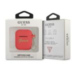 Guess GUA2LSCHSR AirPods cover red Silicone Charm Heart Collection - imagine 3