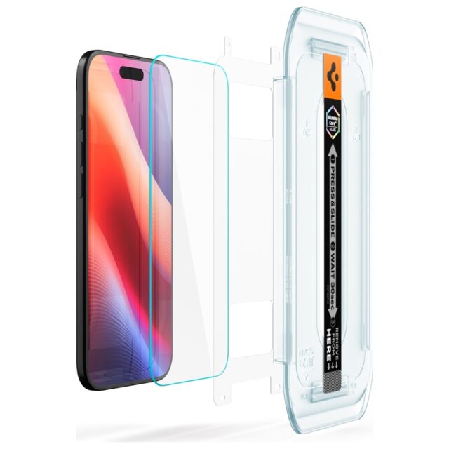 Spigen Glas.TR "EZ FIT" tempered glass for iPhone Air 2pcs clear - imagine 6