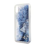 Guess GUHCPXGLUFLBL iPhone X purple hard case Glitter Liquid - imagine 3