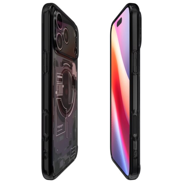 Spigen Ultra Hybrid Mag MagSafe Case for iPhone 17 Pro Zero One Black - imagine 6