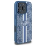 Guess GUHMP16XP4RPSB iPhone 16 Pro Max 6.9" blue hardcase 4G Printed Stripes MagSafe - imagine 4