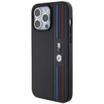 Case BMW BMHCP15X22PPMK iPhone 15 Pro Max 6.7" black Tricolor M Collection - imagine 2
