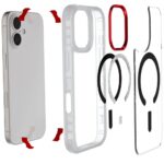 Etui Ghostek Covert MagSafe do iPhone 17  przezroczysty - imagine 5