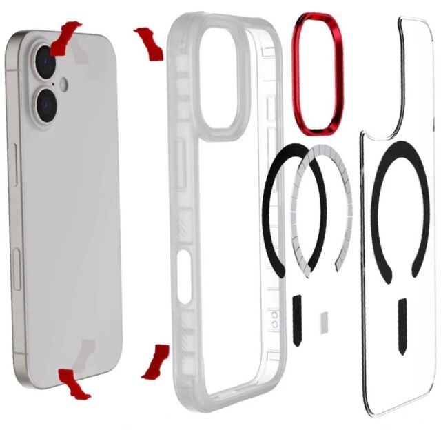 Etui Ghostek Covert MagSafe do iPhone 17  przezroczysty - imagine 5