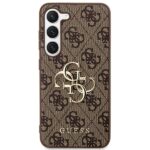 Guess GUHCS23S4GMGBR S23 S911 brown hardcase 4G Big Metal Logo - imagine 3