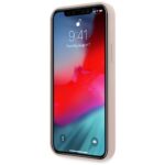 Guess GUHCP12SLSLMGLP iPhone 12 mini 5,4" light pink hardcase Silicone Script Gold Logo - imagine 8