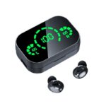 Extralink Bluetooth Headphones with Noise Reduction and LED Display - Black - imagine 2