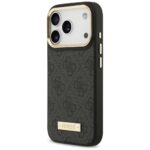 Guess 4G Logo Plate MagSafe Case for iPhone 17 Pro Black - imagine 2