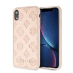 Guess GUHCI61PELLP iPhone Xr latte hard case Peony Collection