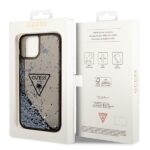 Guess GUHCP14SLFCTPK iPhone 14 / 15 / 13 6.1" black hardcase Liquid Glitter Palm Collection - imagine 8
