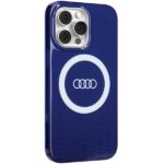 Audi IML Big Logo MagSafe Case iPhone 13 Pro / 13 6.1" navy blue hardcase AU-IMLMIP13P-Q5/D - imagine 3