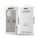 DKNY DKHMP15SHRHSEE iPhone 15 / 14 / 13 6.1 inch beige hardcase IML Mono & Stripe MagSafe - imagine 8