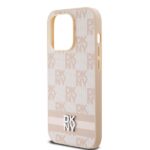 DKNY DKHCP14LPCPTSSP iPhone 14 Pro 6.1 inch pink hardcase Leather Checkered Mono Pattern & Printed S - imagine 6