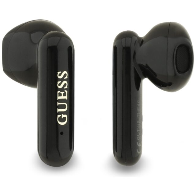 TWS Guess 4G Metal Logo headphones black - imagine 5