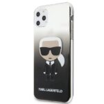 Karl Lagerfeld KLHCN65TRDFKBK iPhone 11Pro Max black Gradient Ikonik Karl - imagine 2