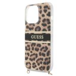 Guess GUHCP13LKBCLE iPhone 13 Pro / 13 6,1" Leopard hardcase Gold Strap - imagine 6