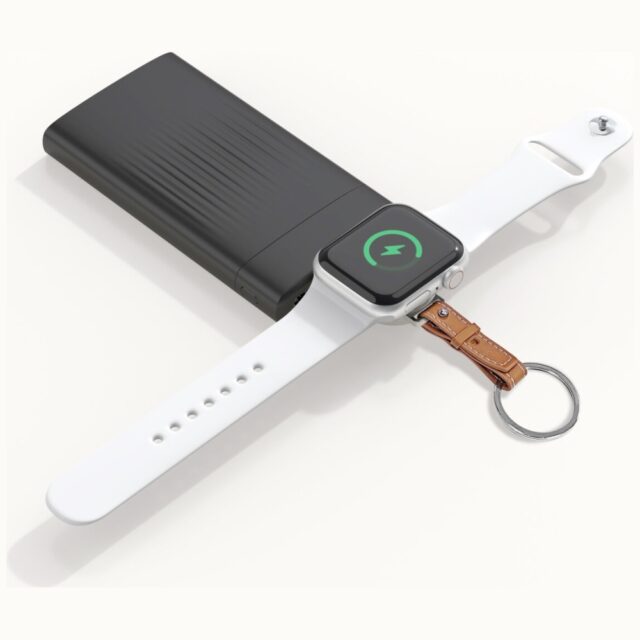 Inductive charger 4smarts for Apple Watch, silver - imagine 6