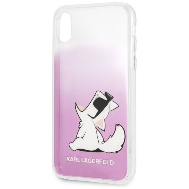 Karl Lagerfeld KLHCI61CFNRCPI iPhone Xr hardcase pink Choupette Fun - imagine 3