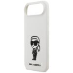 Case Karl Lagerfeld Silicone Karl Sketch & Logo MagSafe for iPhone Air white - imagine 6