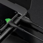 AWEI CL-115T USB to USB-C black cable - imagine 7