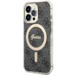 Guess GUHMP13LH4STK iPhone 13 Pro / 13 6.1" black hardcase 4G MagSafe