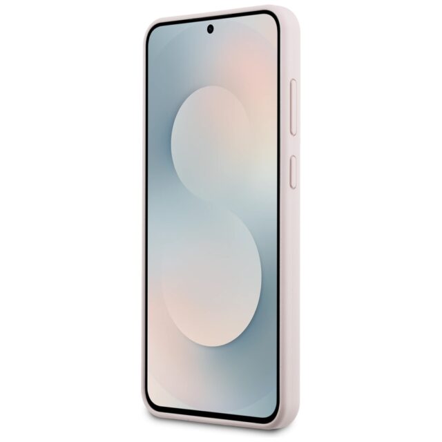 Case Karl Lagerfeld Silicone Karl&Choupette Heads MagSafe for Samsung Galaxy S25 FE pink - imagine 5