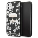 Karl Lagerfeld KLHCN61FLFBBK iPhone 11 6,1" / Xr black Flower Ikonik Karl