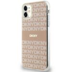 DKNY DKHMN61HRHSEP iPhone 11 / Xr 6.1 inch pink hardcase IML Mono & Stripe MagSafe - imagine 2