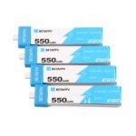 BetaFPV BT2.0 550mAh 4-pack | 1S Drone Battery Pack | 3.8V, 550mAh - imagine 2
