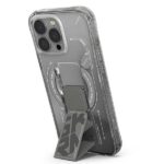Skinarma case Helio iPhone 16 Pro Max 6.9" Magnetic Charging + Grip Stand titanium