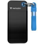 Verbatim Drive SSD 1TB - key ring with cable USB 3.2 gen.2 black-blue 32191
