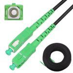 Extralink SC/APC-SC/APC | Patchcord | Round, drop, single mode, Simplex, G.657A2, 200m