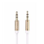 USAMS 3.5mm Audio Jack Adapter 3.5mm - 3.5mm 1m white YP102 (YP-01)