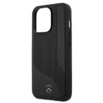 Mercedes MEHCP13XCDOBK iPhone 13 Pro Max 6,7" black hardcase Leather Perforated Area - imagine 6