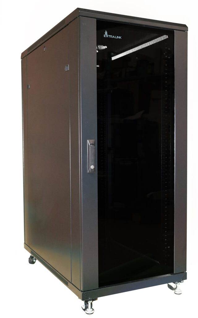 Extralink 32U 800x800 Black | Rackmount cabinet | standing - imagine 2