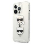 Karl Lagerfeld KLHCP13XKCTUGLS iPhone 13 Pro Max 6,7" silver hardcase Glitter Karl`s & Choupe - imagine 2