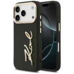 Karl Lagerfeld Karl Script Logo Case for iPhone 17 Pro Black