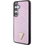 Guess GUHCS24MHDGPPP S24+ S926 pink hardcase Rhinestone Triangle - imagine 2