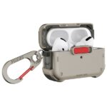 Skinarma case Mecha AirPods Pro 2 titanium - imagine 3